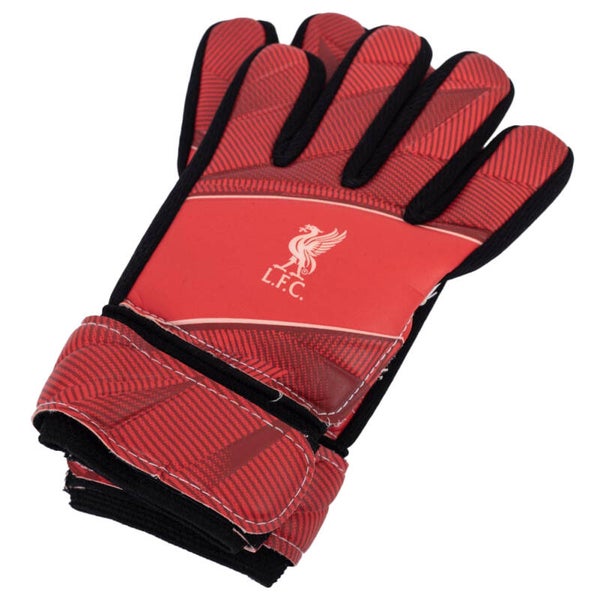 Liverpool FC Fuse Goalkeeper Gloves Kids Official Merchandise