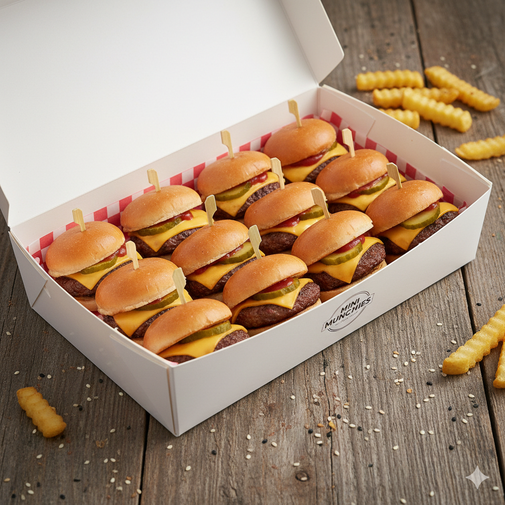Box mini burger 20 sztuk