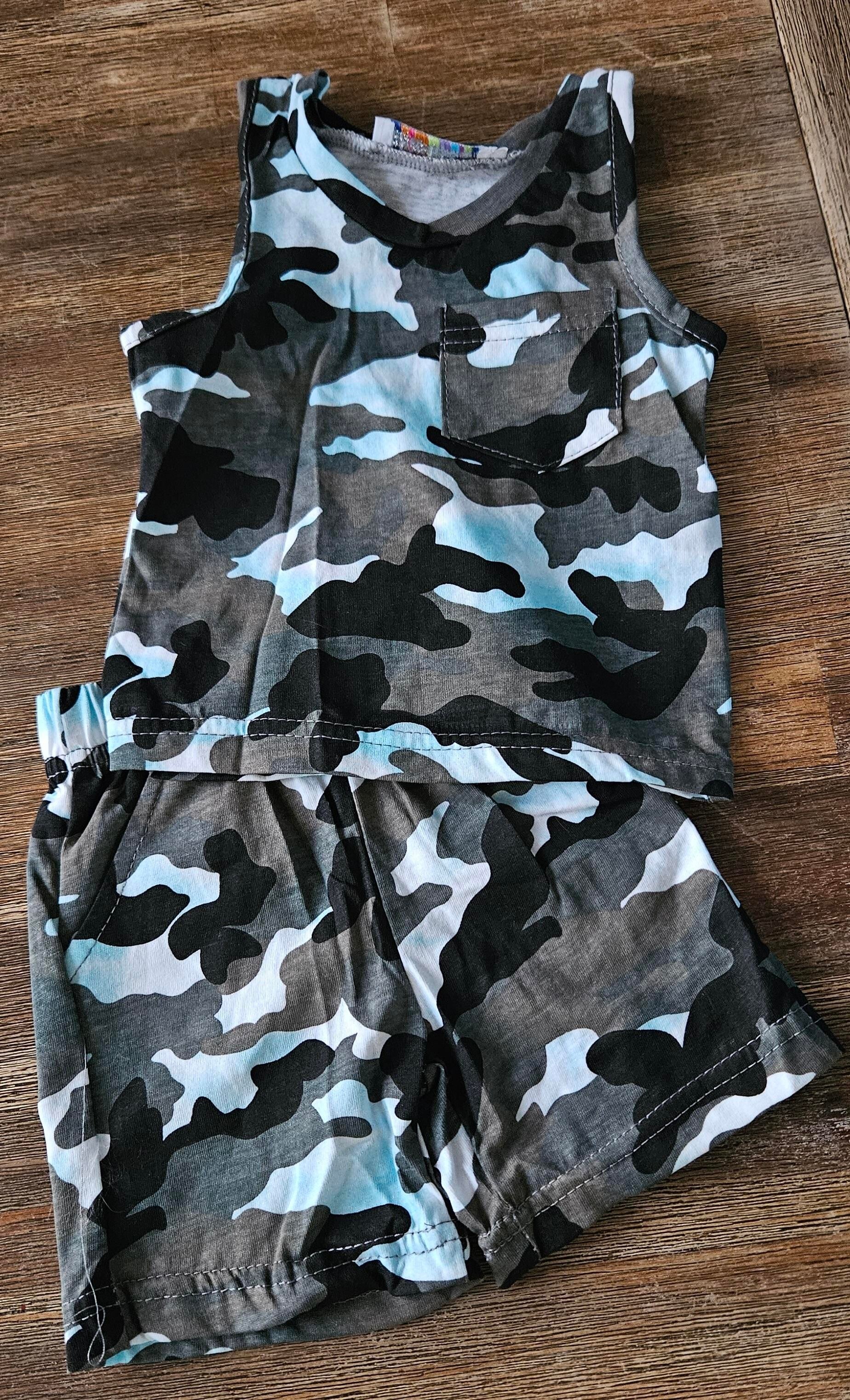 Chicaprie setje in army motief