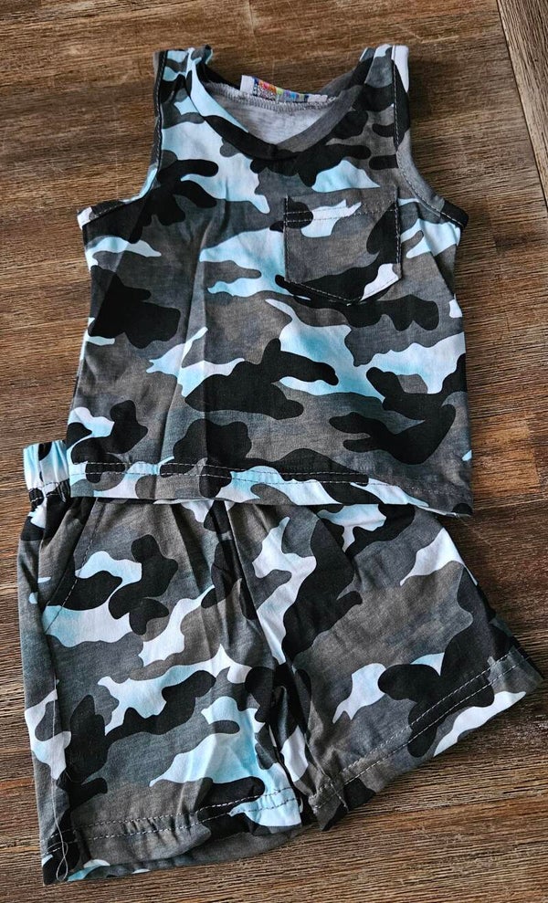 Chicaprie setje in army motief