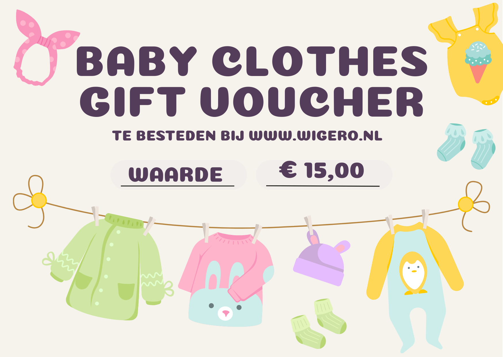 Cadeaubon Babykleding 15