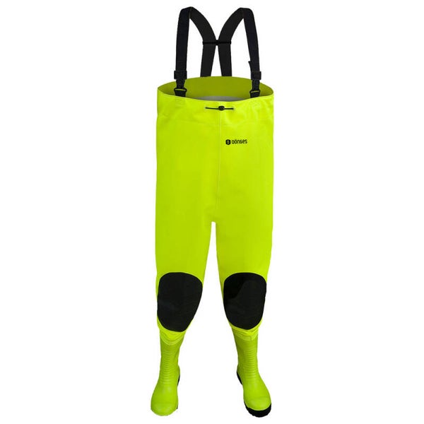 Wathose Hi-Vis mit S5 Sicherheitsstiefel