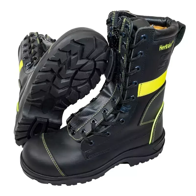 Feuerwehrstiefel 5526-2 (Gelb, Reflektorstreifen)