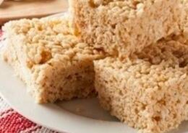 Rice Krispy Treatz Candle