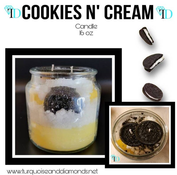 Cookies N' Cream Dessert Series Candle
