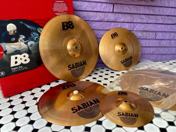 Sabian -B8 Super Set-"2010s" Cymbal Pack!