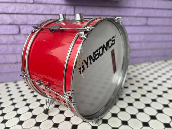 SynSonics- 12x16 Bass Drum 80s" - Apple Red!