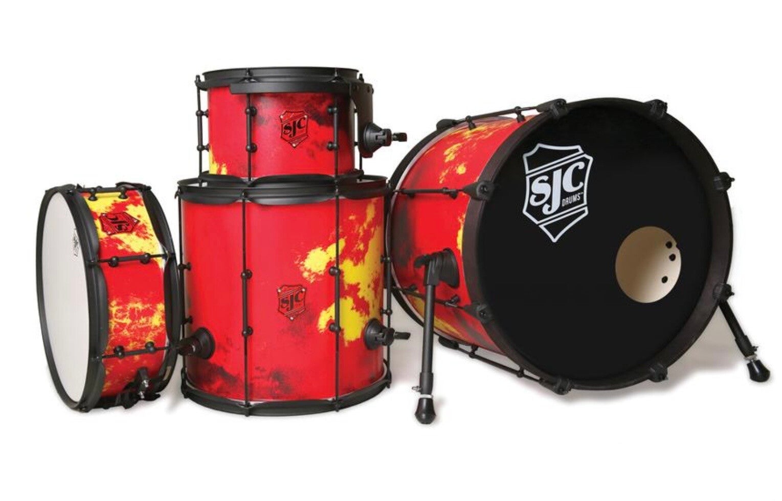 Josh Dun 4-Piece Kit with Snare 7x10. 14x14, 14x18, 5x14