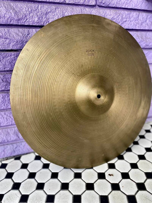 Zildjian Avedis 1970s - 20" Medium Ride Cymbal Hollow Z Logo