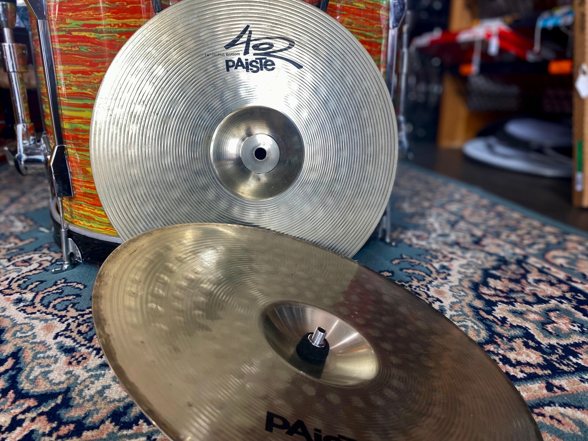 Paiste -402” -1990s” 14” HI-Hats- 1060G Each”
