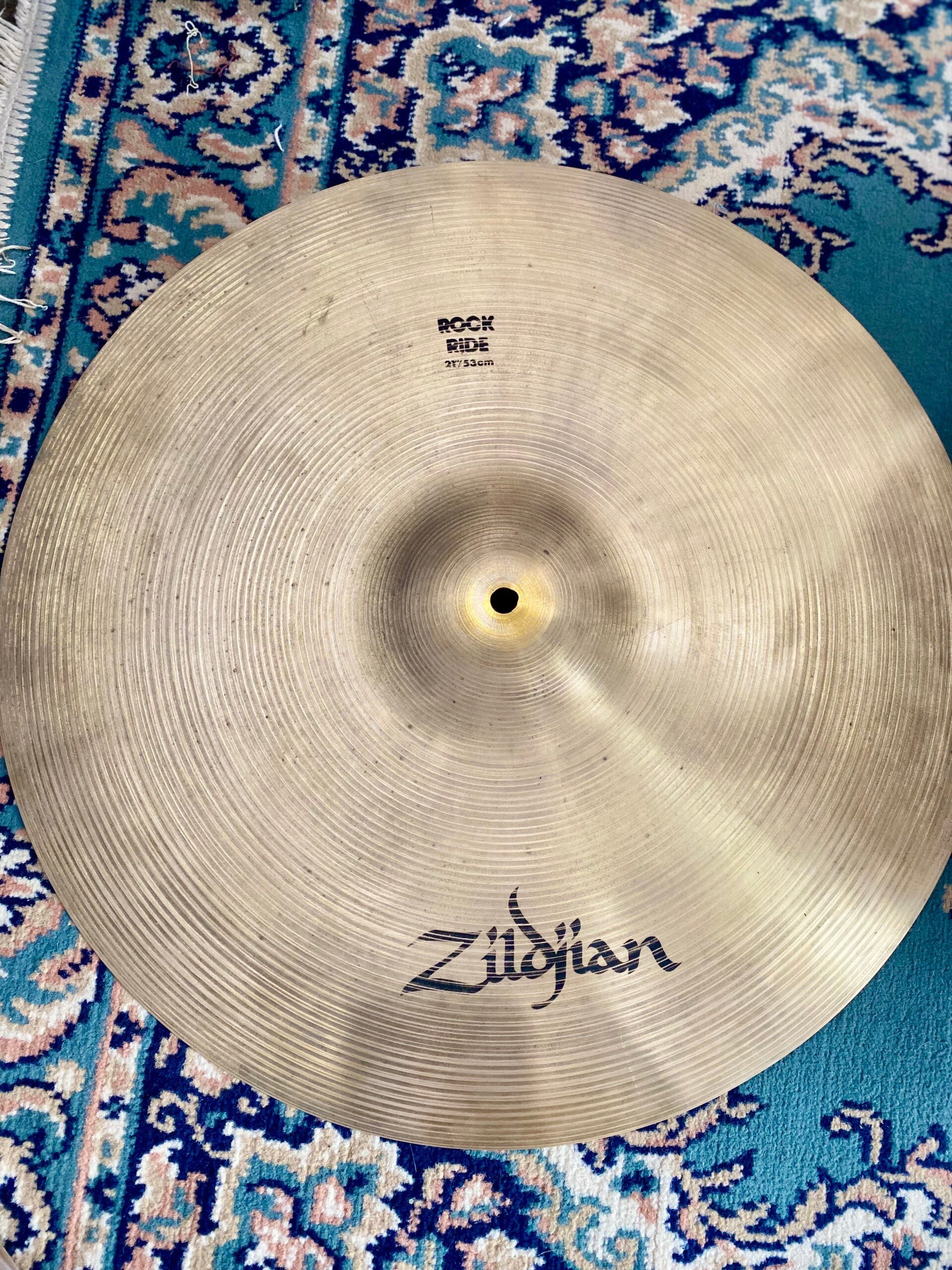 Zildjian -21” Rock Ride- 1980s”- 3400G