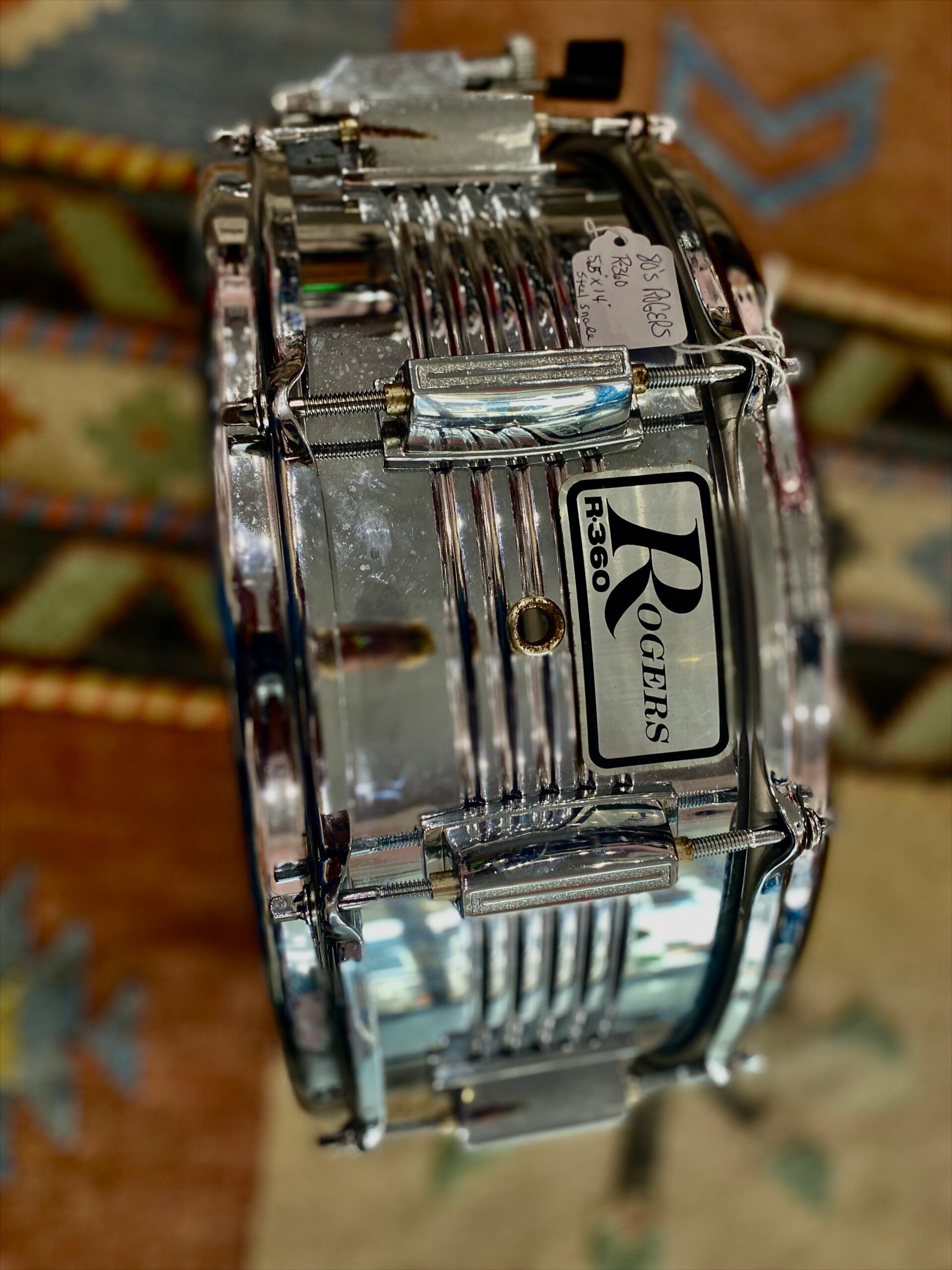 • 1980s” Roger’s R360 Snare- 14.5.5” (Chrome over Steel)