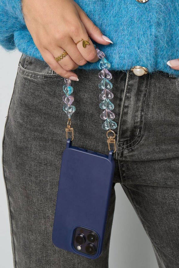 Telefoonkabel met hartvormige koord