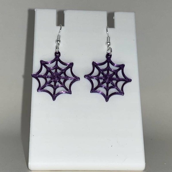 Spinneweb vormige oorbel