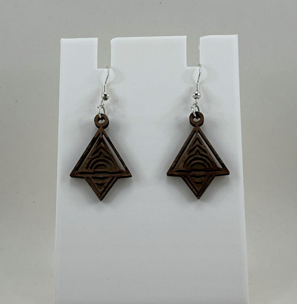 Driehoekige oorbellen