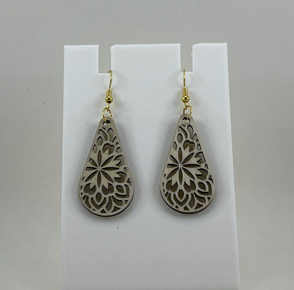 Druppelvormige oorbellen