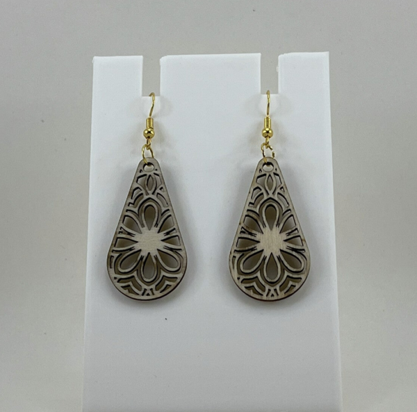 Druppelvormige oorbellen