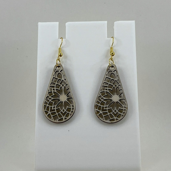 Druppelvormige oorbellen