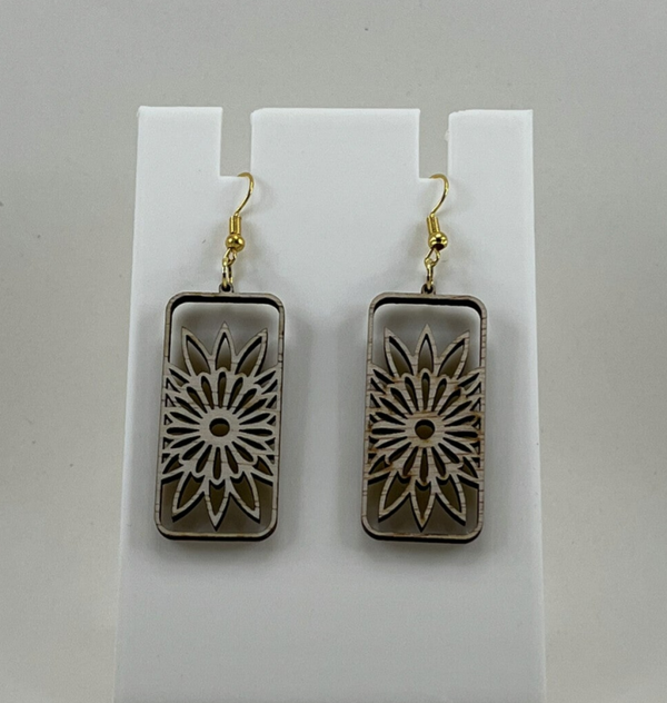 Rechthoekige oorbellen