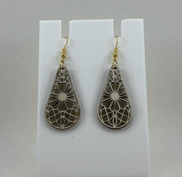 Druppelvormige oorbellen