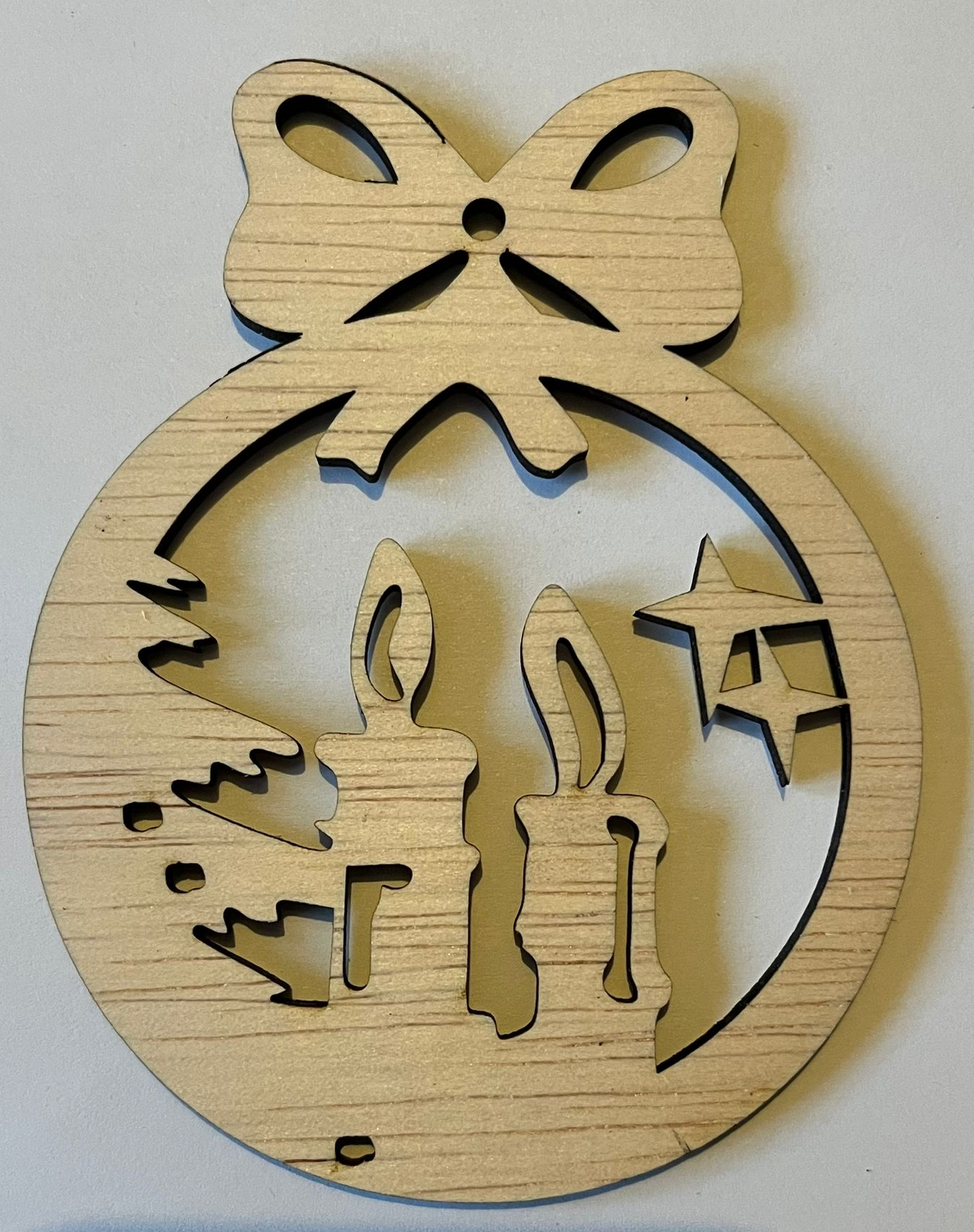 Kerst ornament kaarsen