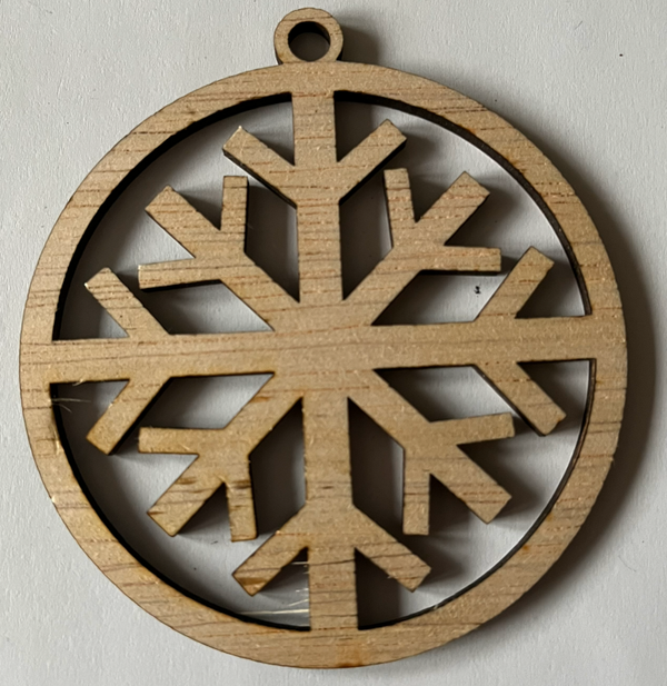 Kerst ornament sneeuwvlok