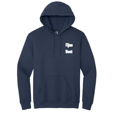 Hoodie - Klein 'logo' - Fijne Vrouw/Vent