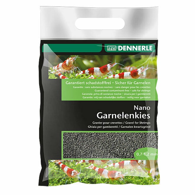 Dennerle Nano Garnalen kwartsgrind 2 kg - Sulawesi zwart