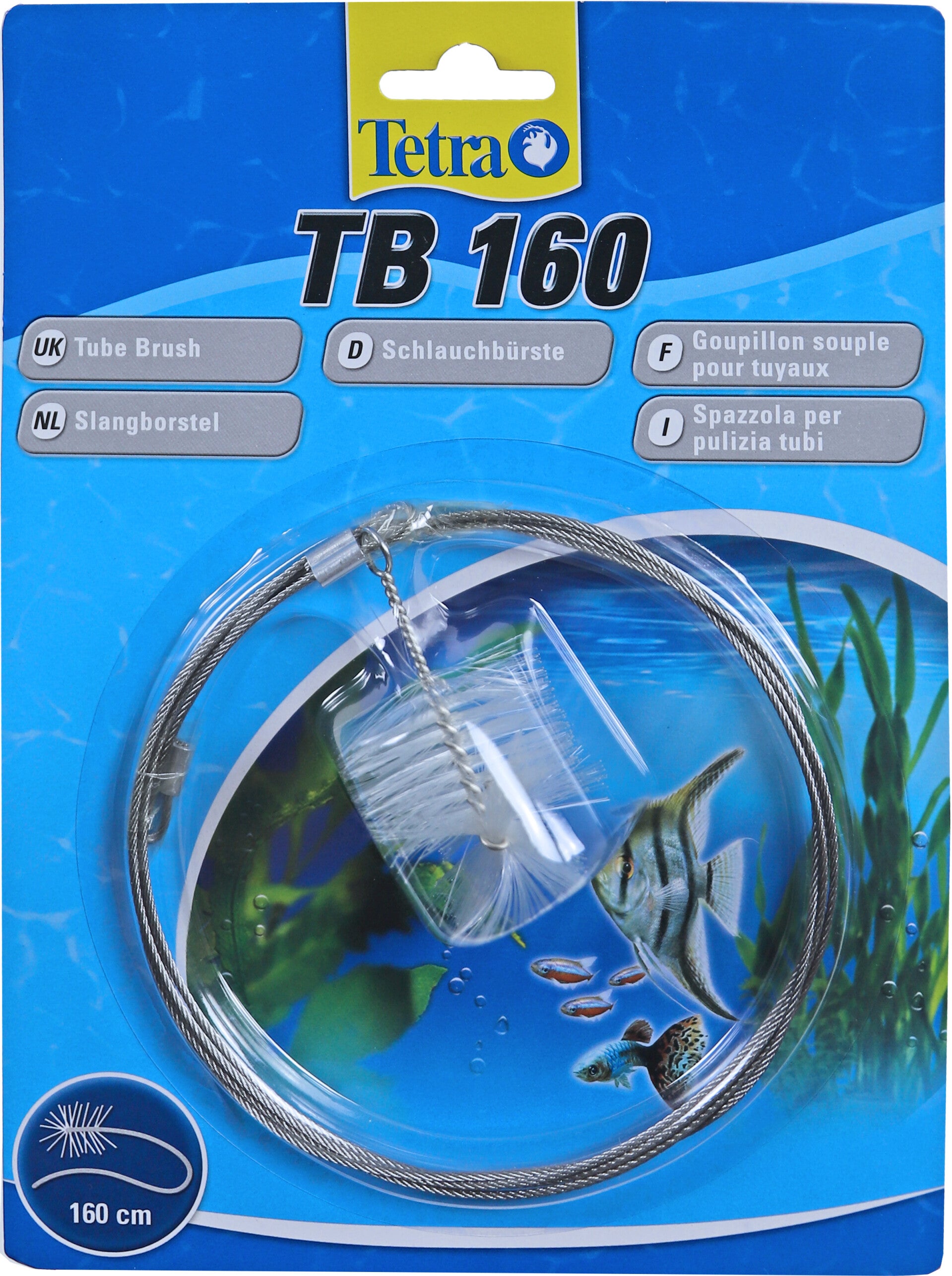 Tetra reinigings (slang)borstel 35 mm/1,6 meter
