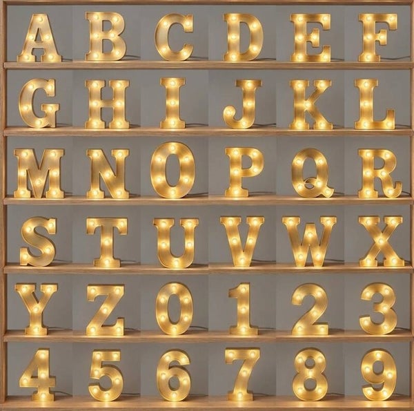 Lettre de l'Alphabet au choix