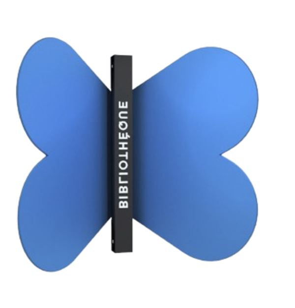 Papillon Bibliothèque de France non lumineux