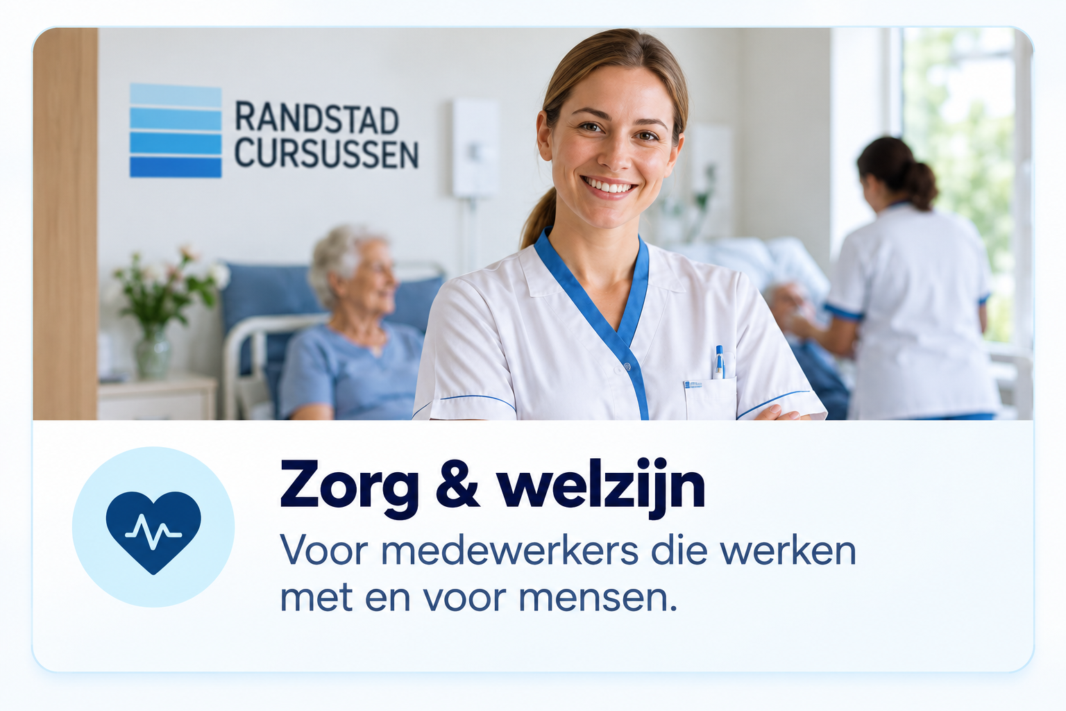 Zorgmedewerker volgt een online BHV cursus voor zorg en welzijn bij Randstad Cursussen en behaalt haar BHV-certificaat