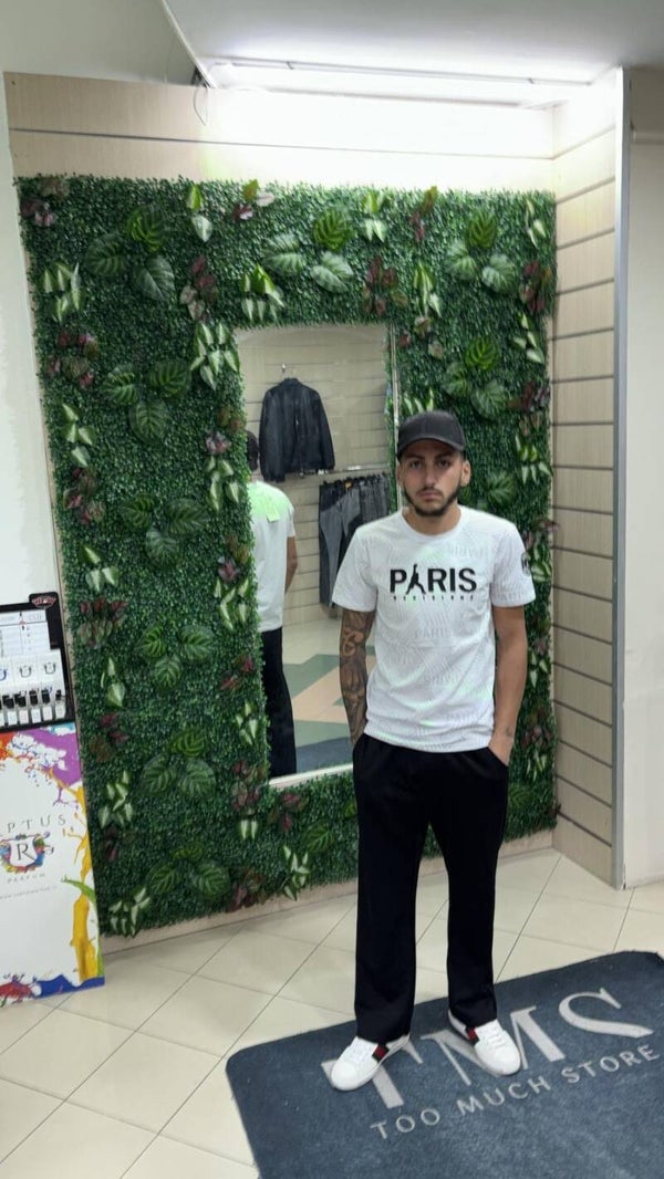 T-shirt bianca Paris
