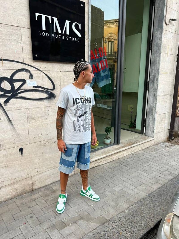 T-shirt icon2 grigia