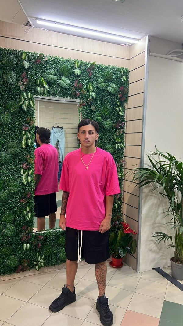 T-shirt basic fucsia