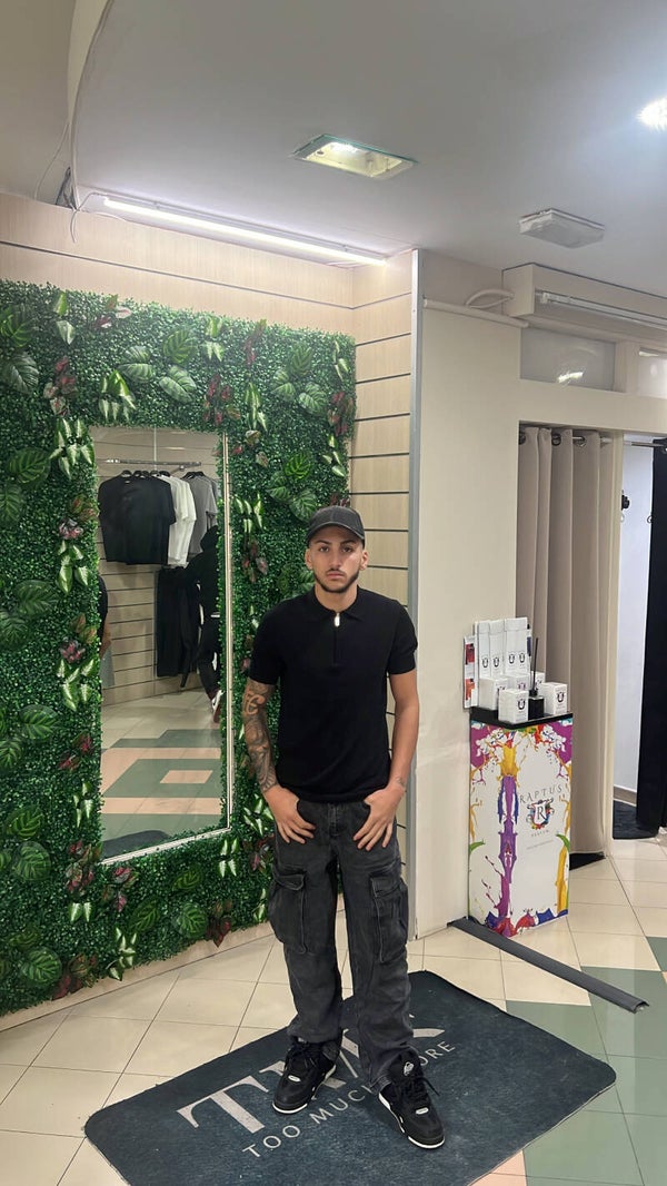 Jeans cargo Nero