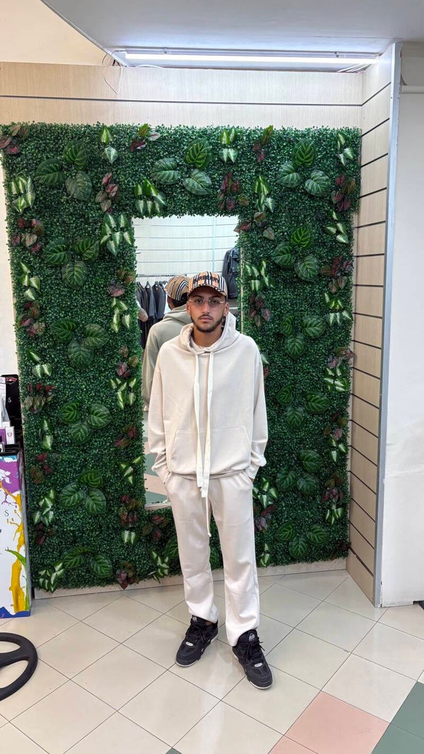 Felpa leggera beige
