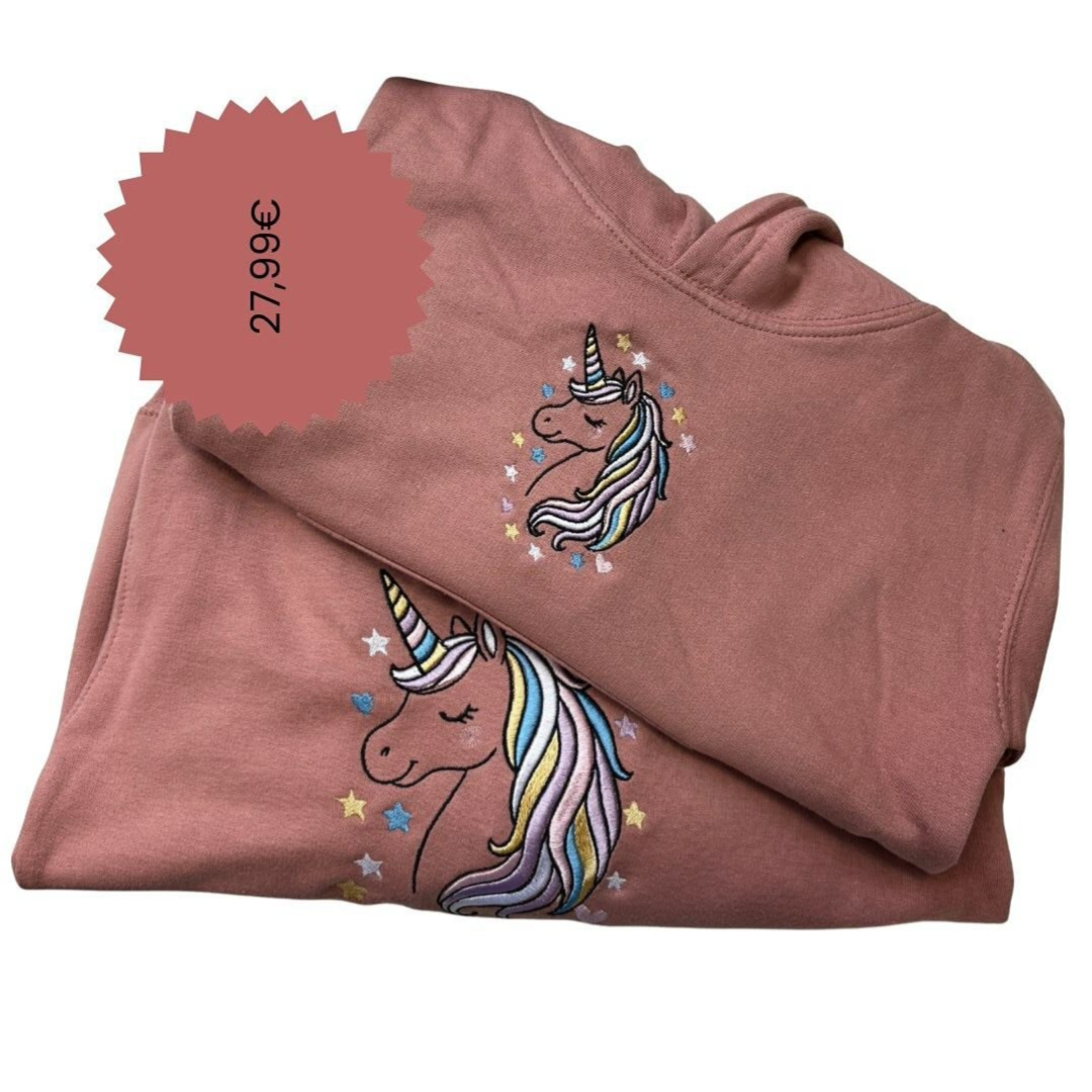 Sweat adulte motif licorne