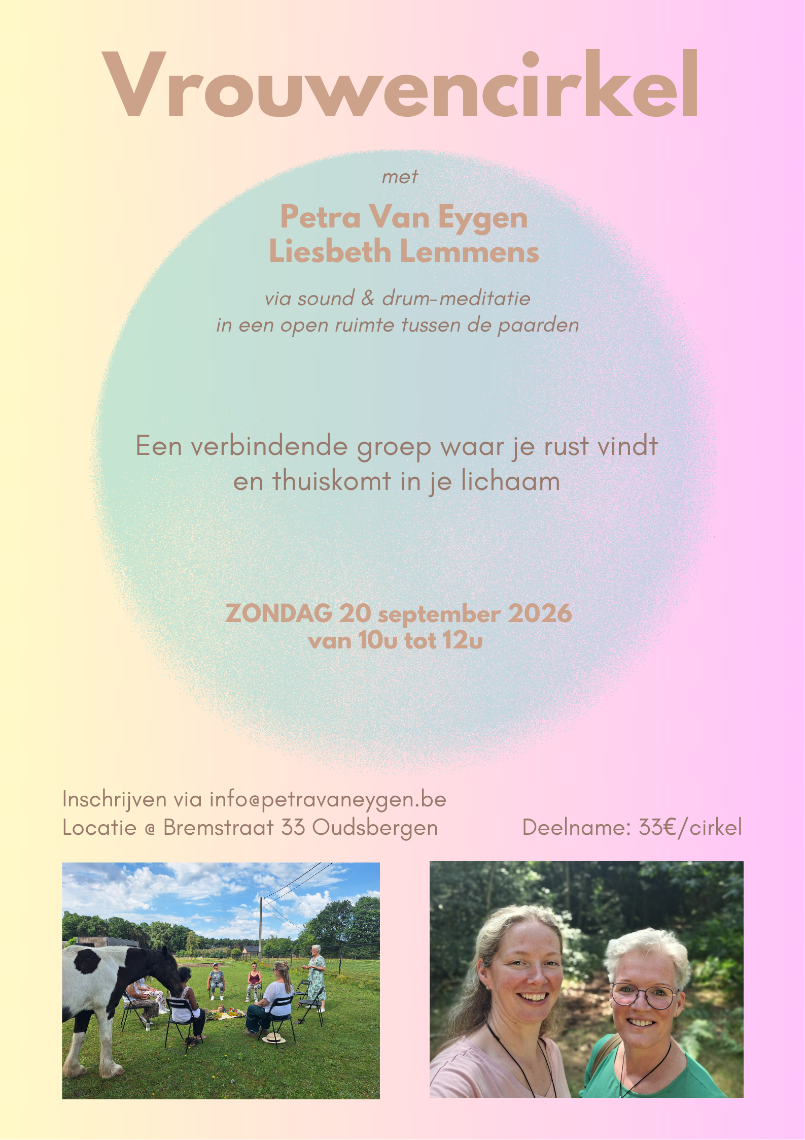 Vrouwencirkel, paarden, paardencoaching, vrouwenkracht, healing with horses, drum, verbinding, hartsverbinding