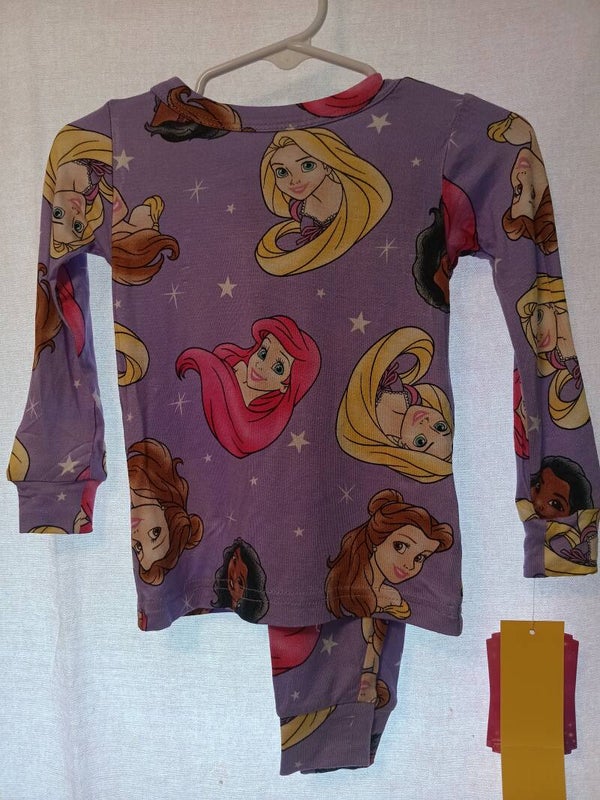 Disney Princess branded two piece pajamas