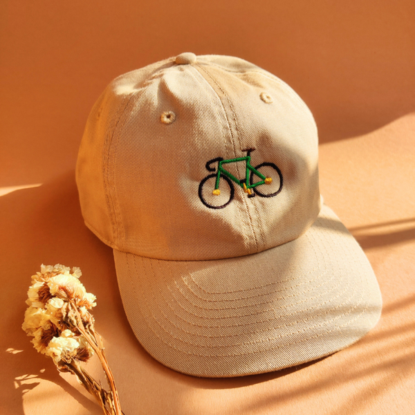 Unisex Cap mit Rennrad Stickerei - Geschenk für Rennradfahrer & Cycling Fans