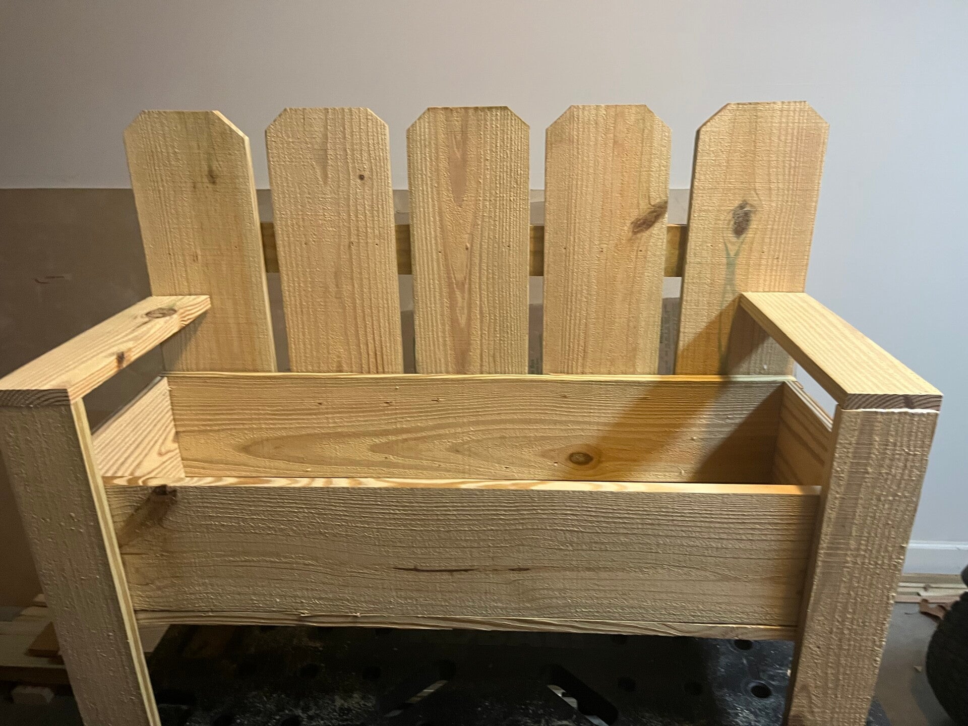 Cedar Planter Bench