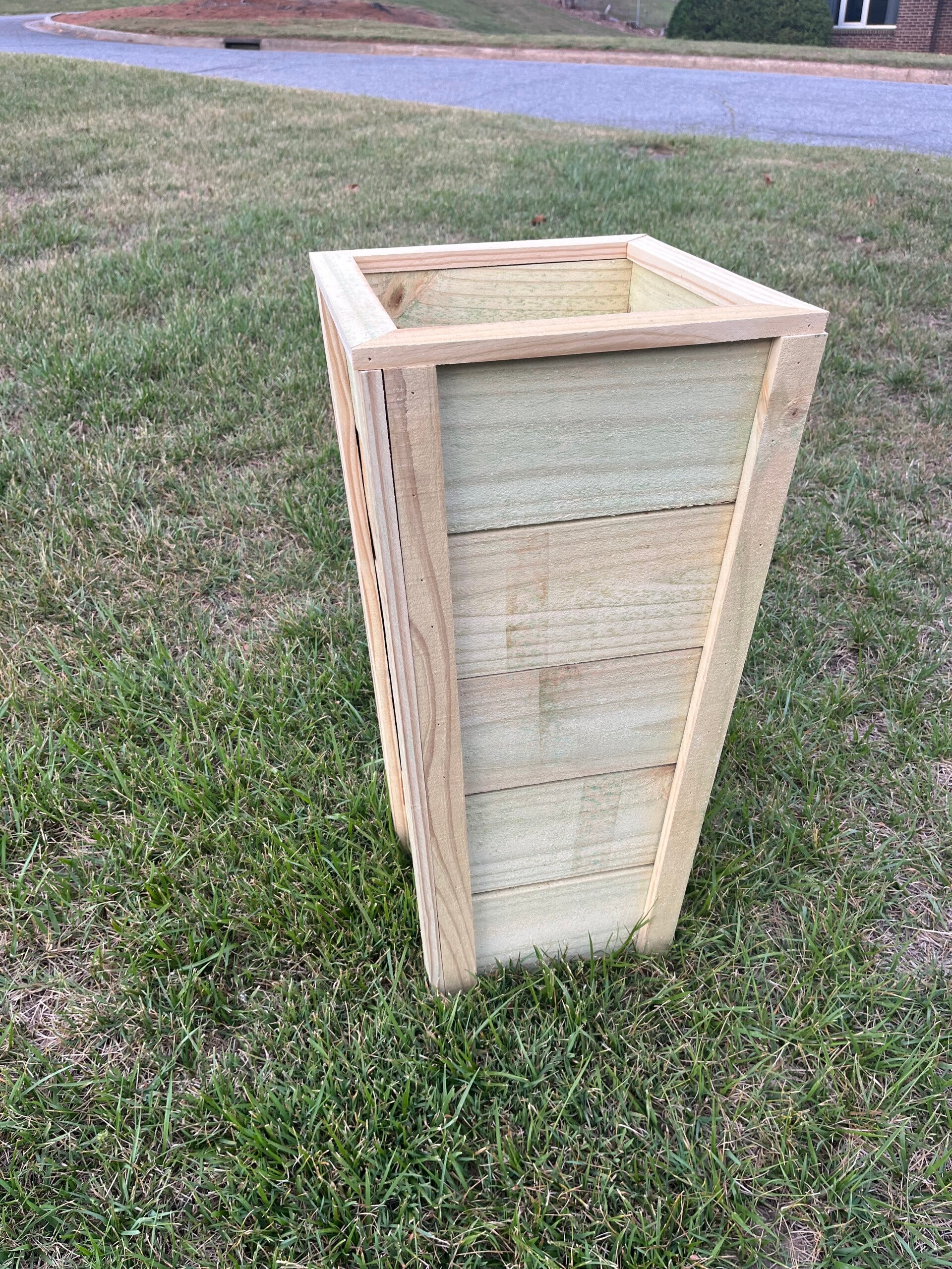 Tall Cedar Planter