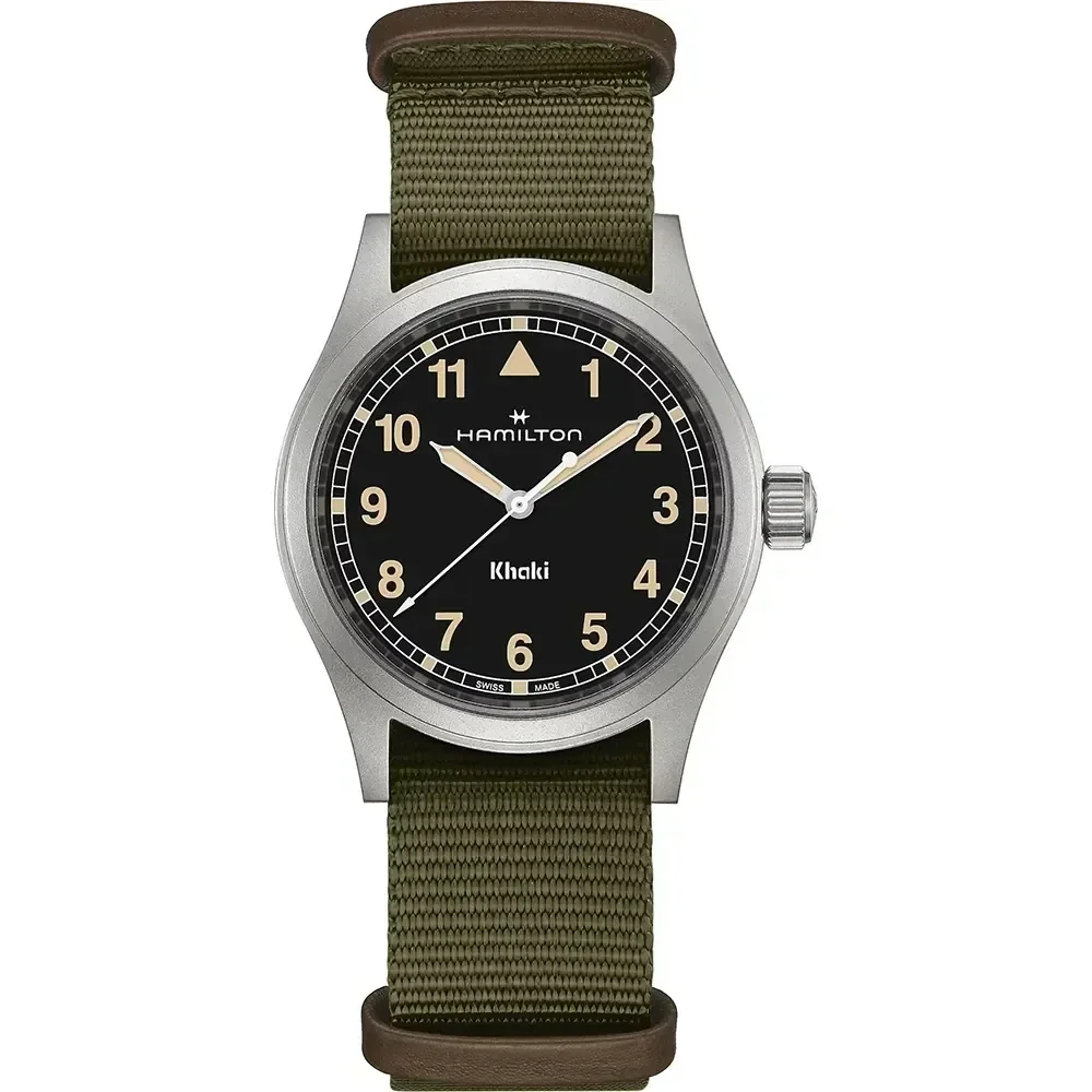 Orologio Hamilton Field H69401930 Khaki field Orologio svizzero da uomo con cinturino NATO