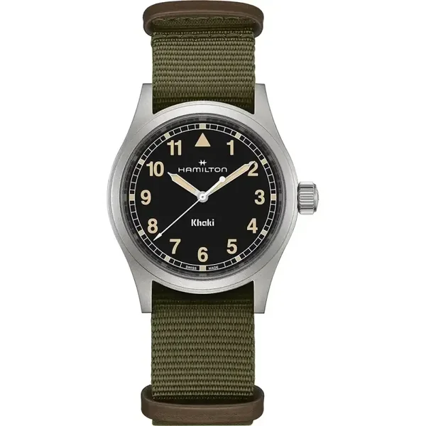 Orologio Hamilton Field H69401930 Khaki field Orologio svizzero da uomo con cinturino NATO