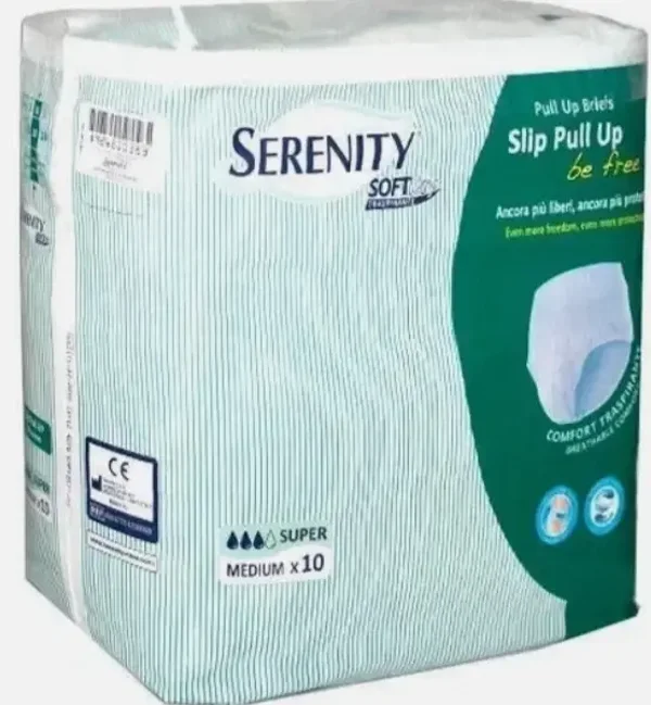 80 pz.Serenity Pull Up Be Free pants Super taglia M Pannolone pants