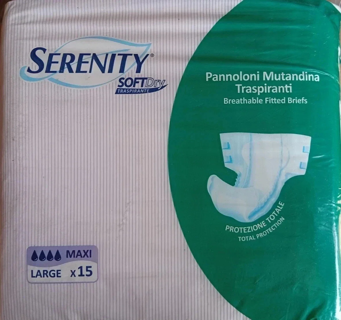 60Pannoloni a mutandina Soft Dry+maxi Tag. L Traspirante 4x30 pz pannolini