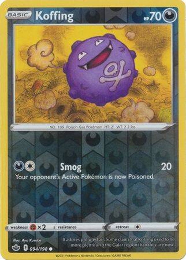 Chilling Reign 094/198 Koffing Reverse Holo