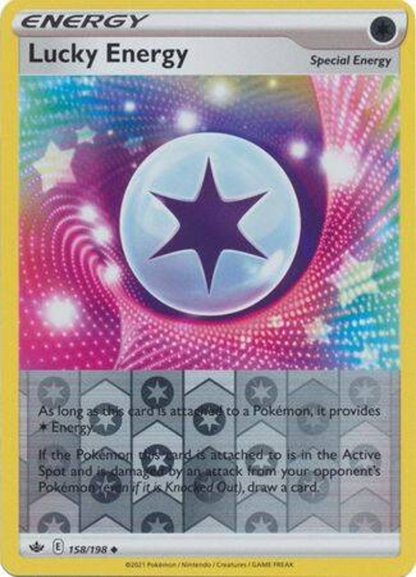 Chilling Reign 158/198 Lucky Energy Reverse Holo