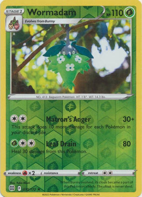 Brilliant Stars 010/172 Wormadam Reverse Holo